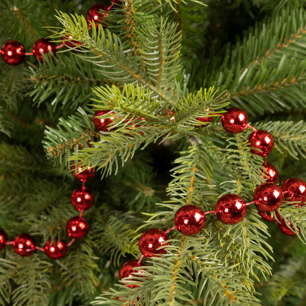 Ghirlandă de mărgele Shiny Christmas Red