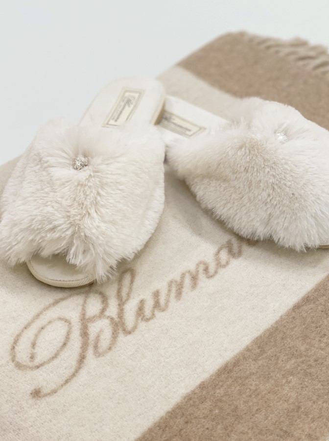 Papuci de casă New Blanca Beige 36
