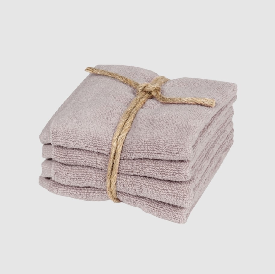 Set de 4 prosoape Coccola Rosa Boho