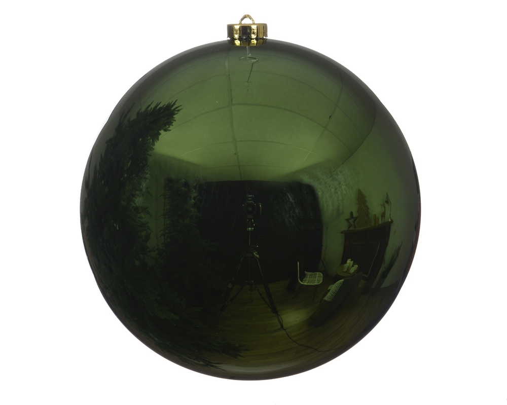 Елочная игрушка Shiny D20 Pine Green