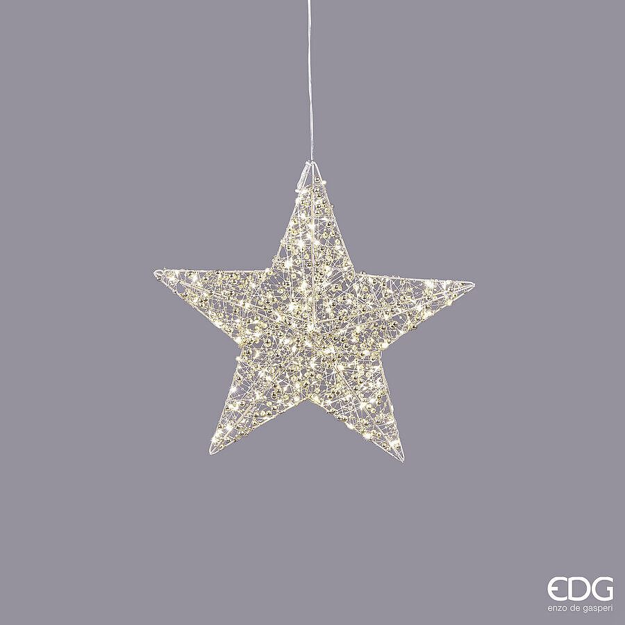 Decoration LED Pearls Stella 200MicroLED Light Gold