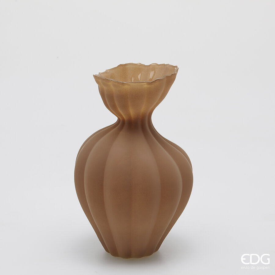 Ваза Flow Sinuoso Light Brown