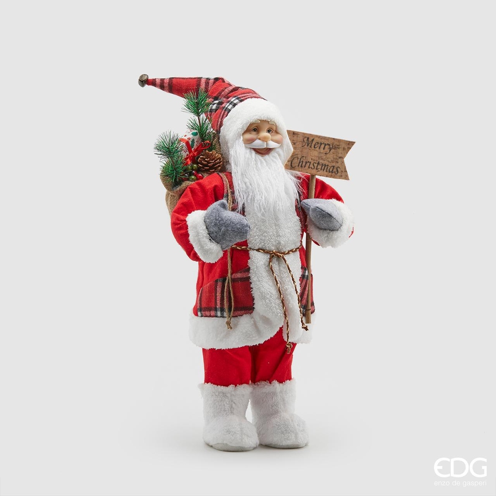 Decoration Santa Claus with a board