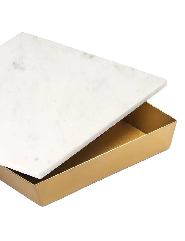 Cutie decorativă Myst Big White/Gold
