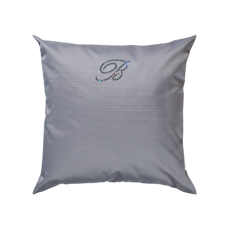 Pernă decorativă Note Blu 42X42 argintiu