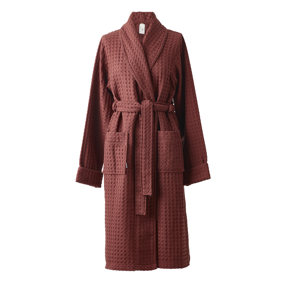 Viggo Bathrobe M brick-red