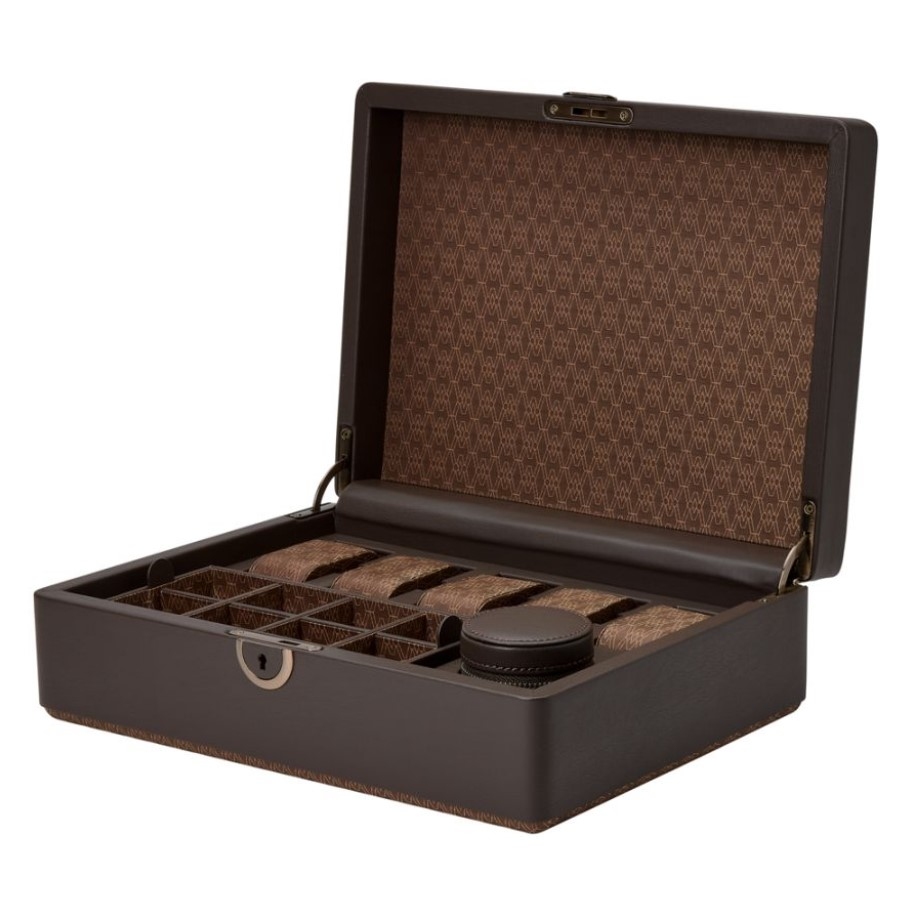Cutie pentru bijuterii cu suport pentru ceas Earth Coffee