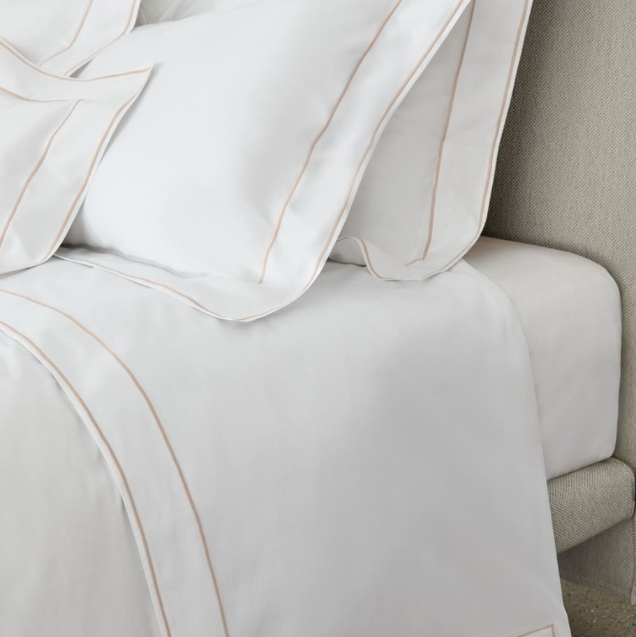 Постельное белье Isola 220X200 Bianco+Sandalo