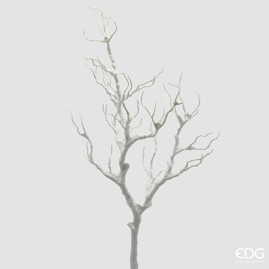 Decorative branch Acacia Innevato H100