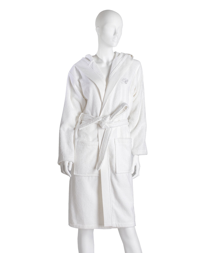 Банный халат Benessere M White