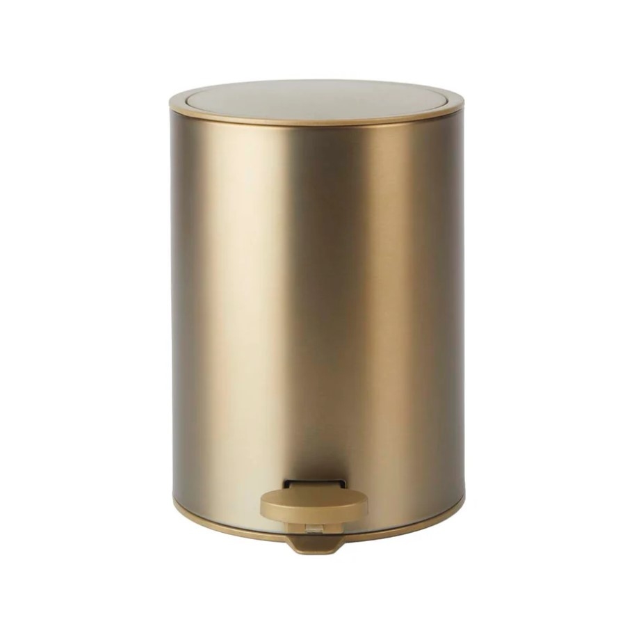 Raf Waste Bin Golden