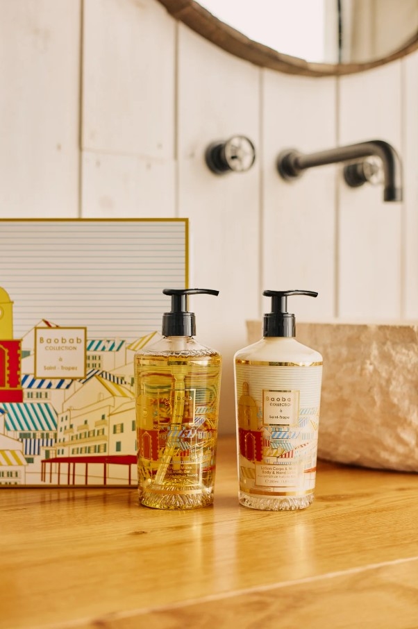Set cadou loțiune de corp și mîini & gel de duș A Saint-Tropez