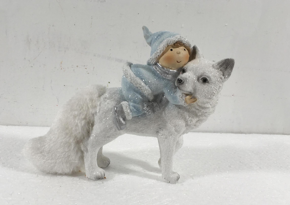 Decoration Fox with Kid