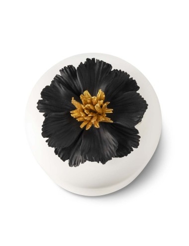 Шкатулка Peony White Black 