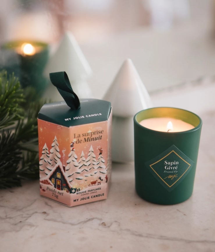 Ароматическая свеча Mini Coffret Sapin Givré