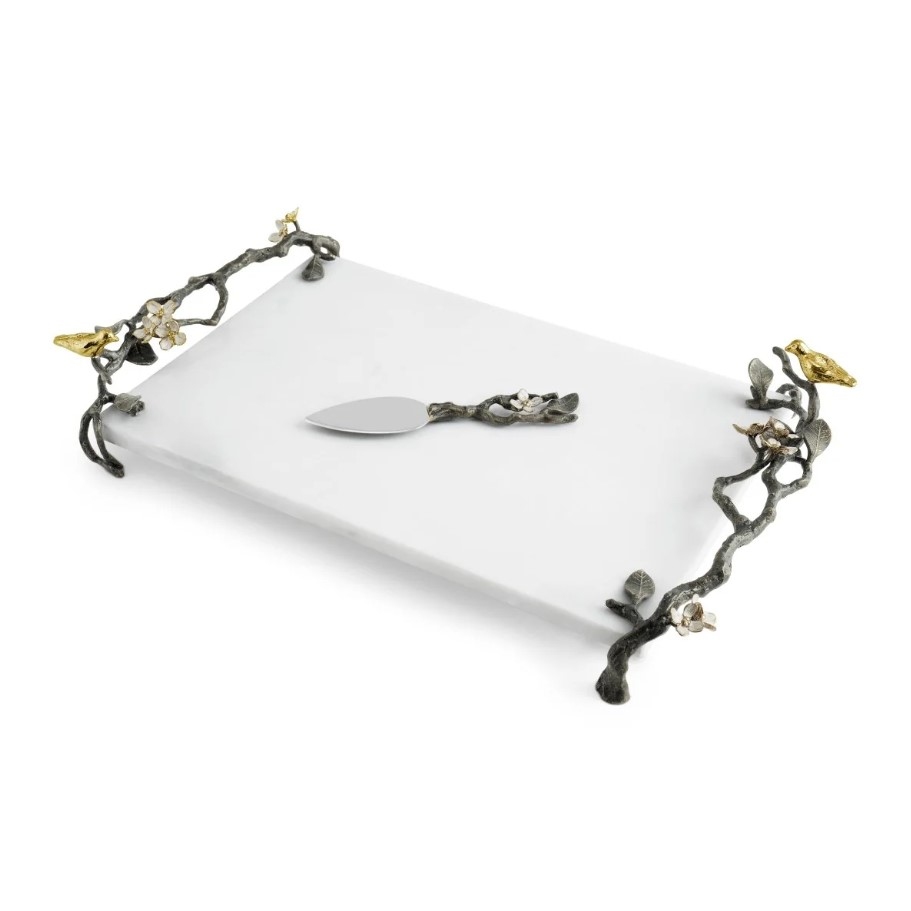 Lovebirds Cheese Board with Knife