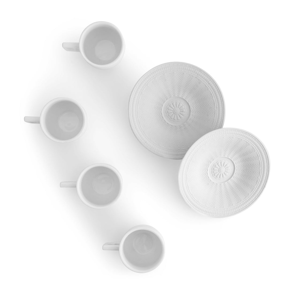 Set cești și farfurioare Palace x4