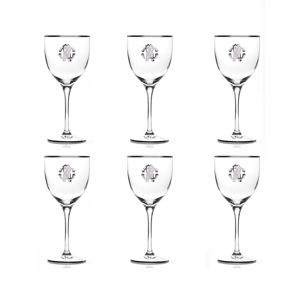 Monogramma Platinum Set de 6 pahare de vin 