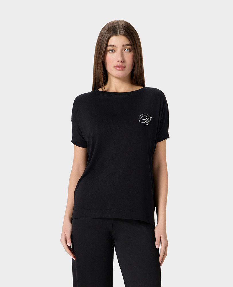 Bluză Ispirazioni Maxi T-Shirt M/L nero