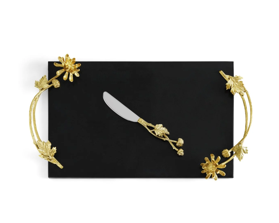 Dahlia Cheeseboard With Knife