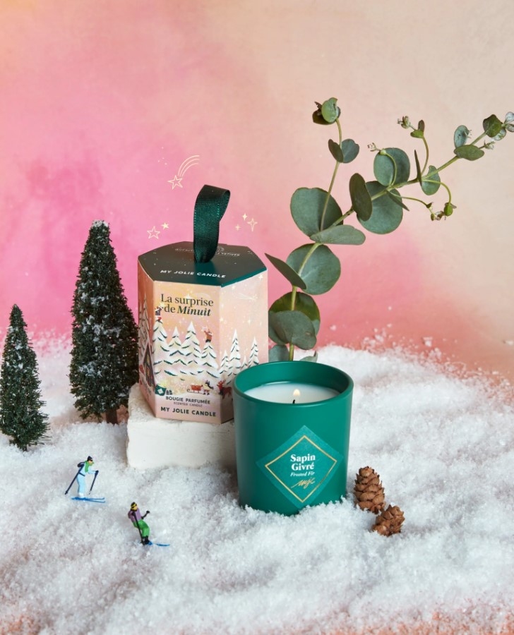 Ароматическая свеча Mini Coffret Sapin Givré
