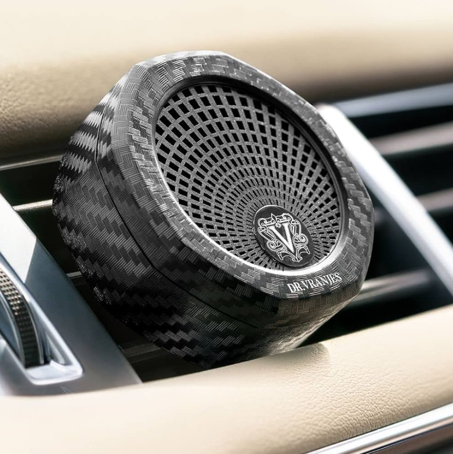 Difuzor Auto Clipsă Carbon Fiber