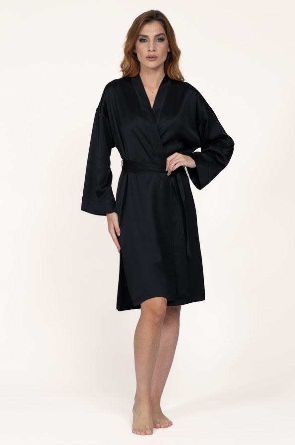 Dressing gown Glamour 46 Nero