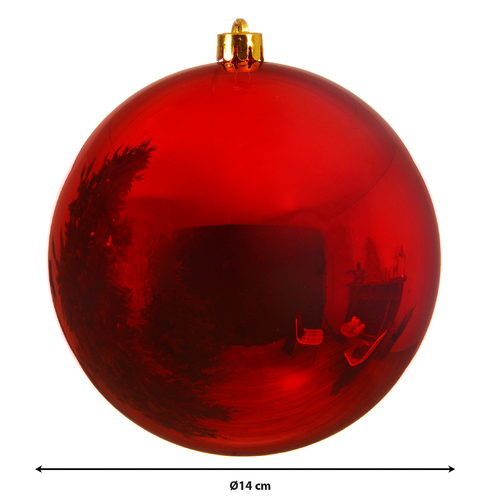 Christmas tree decoration Shiny D14 Christmas Red
