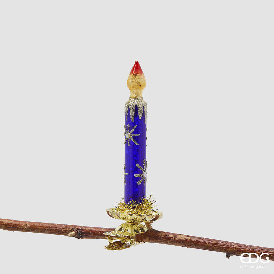 Decorațiune pentru brad Candela H13 Blue