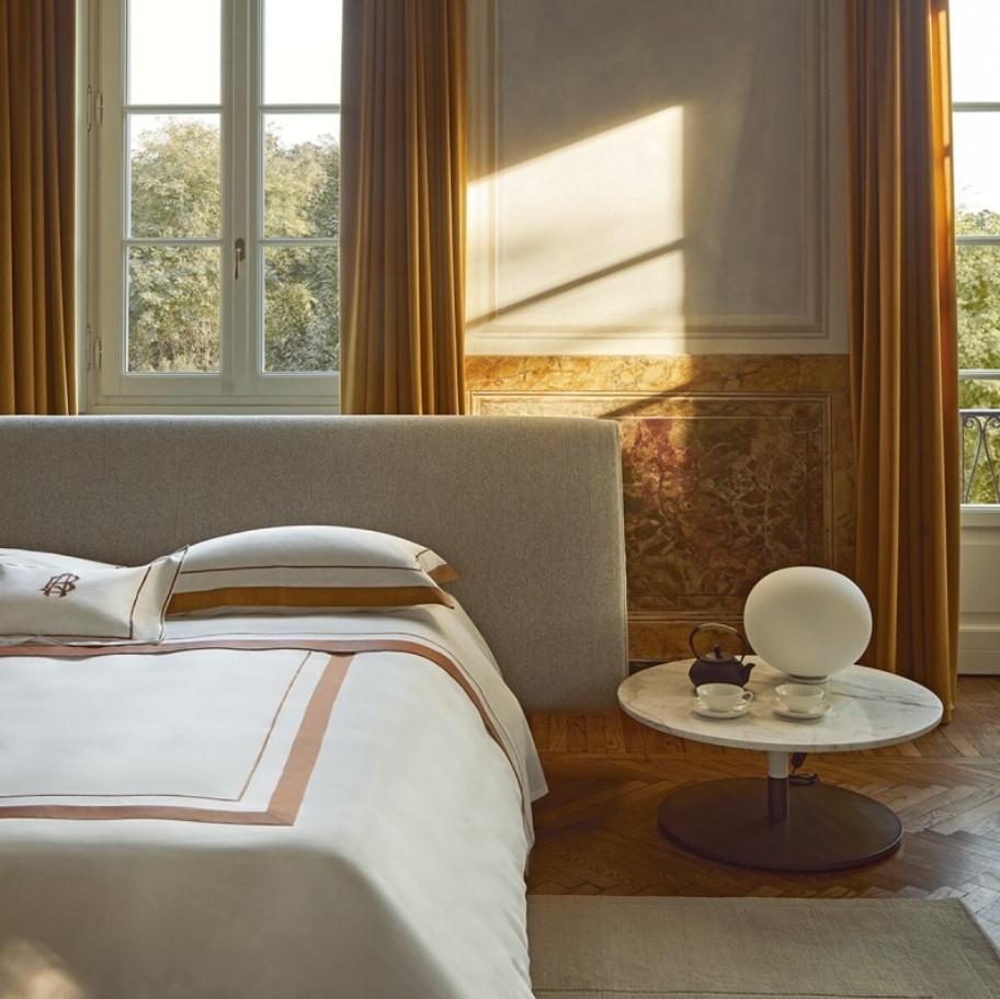 Duvet cover Darsena 250X200 Bianco+Sandalo