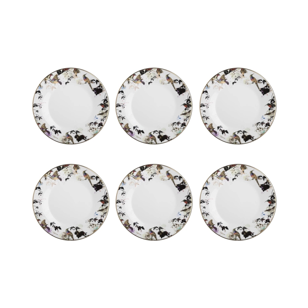 Garden's Birds Набор из 6 больших столовых тарелок