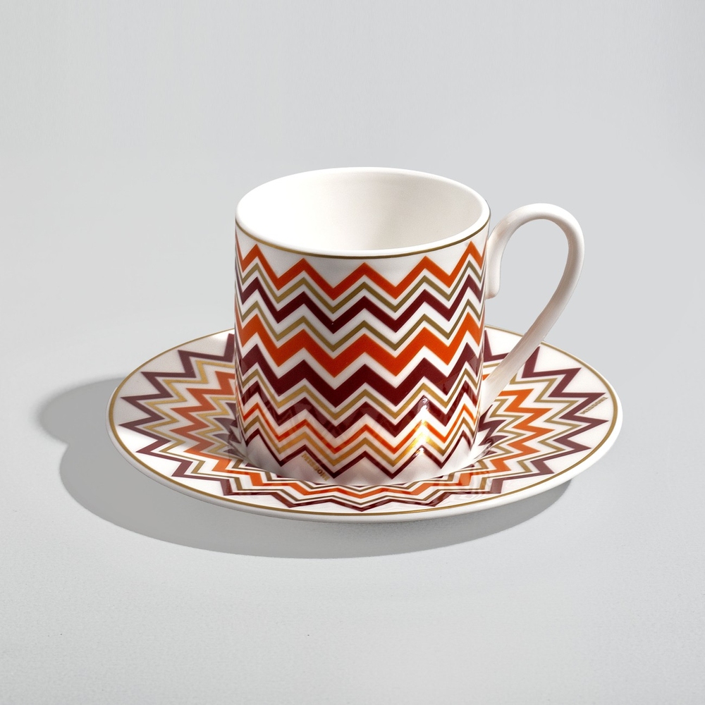 Iconic Set de 2 cești de cafea si farfurii