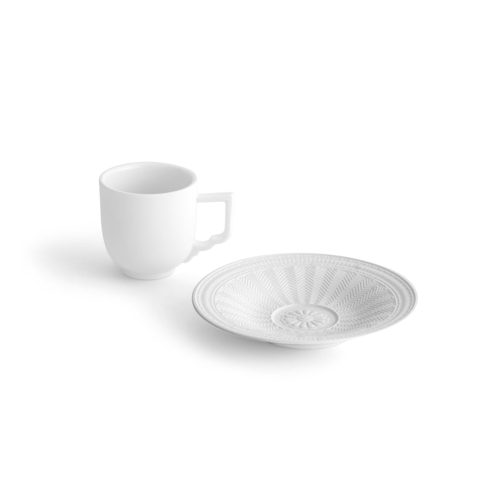 Set cești și farfurioare Palace x4