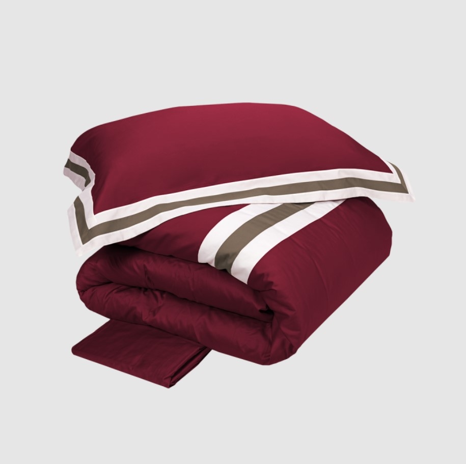 Постельное белье Sentieri 250X200 Burgundy-Corteccia
