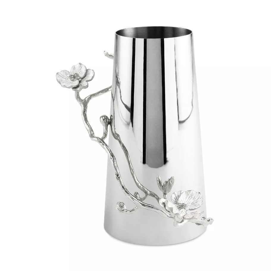 Vase Silver Orchid