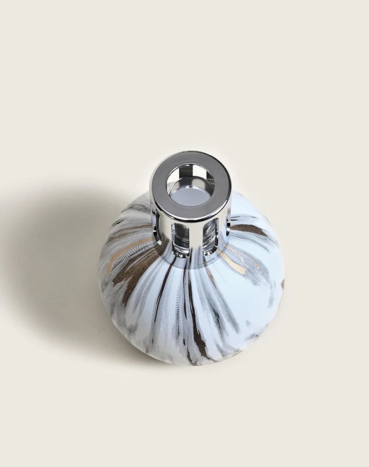 Lampe Marbrure Blanche