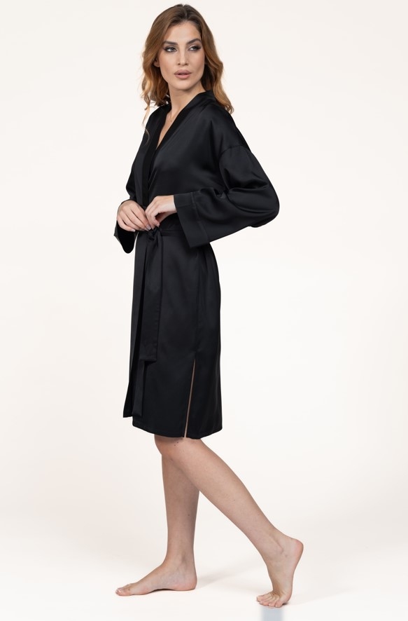 Dressing gown Glamour 46 Nero