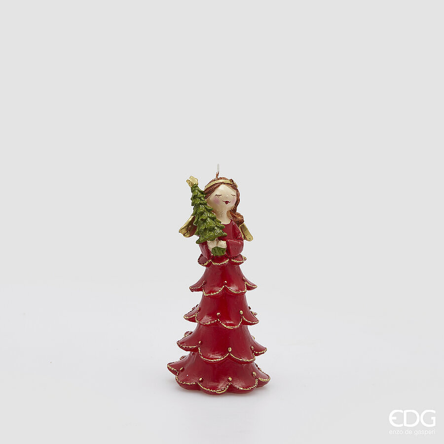 Candle Angelo Green Red