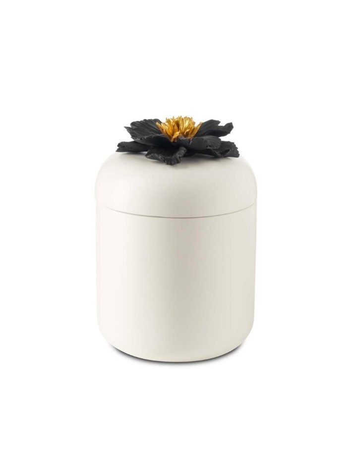 Шкатулка Peony White Black 
