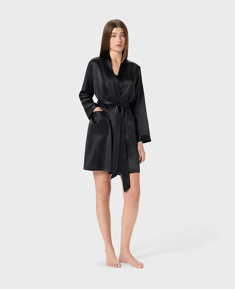 Dressing gown Soraya L nero