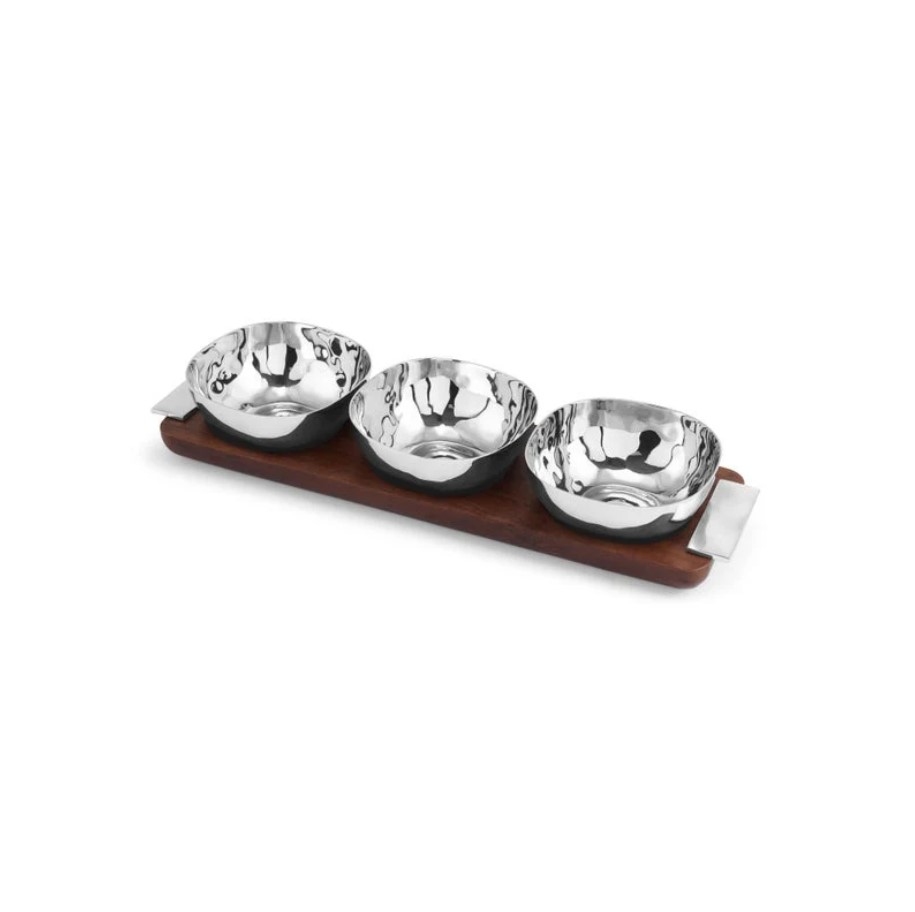 Reflective Triple Bowl