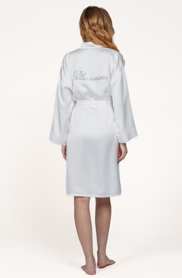 Dressing gown Glamour 46 Avorio