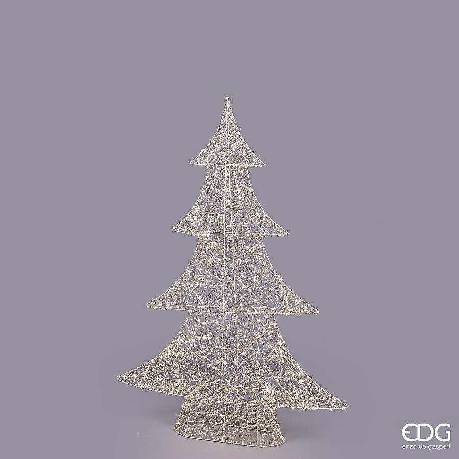 Decorațiune Albero LED Pearls 960MicroLED H120 Light Gold