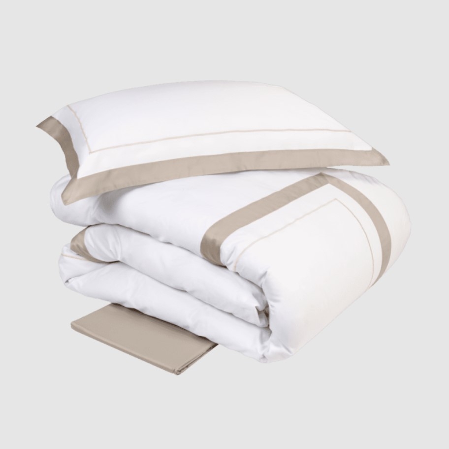 Постельное белье Darsena 220X200 Bianco+Corda