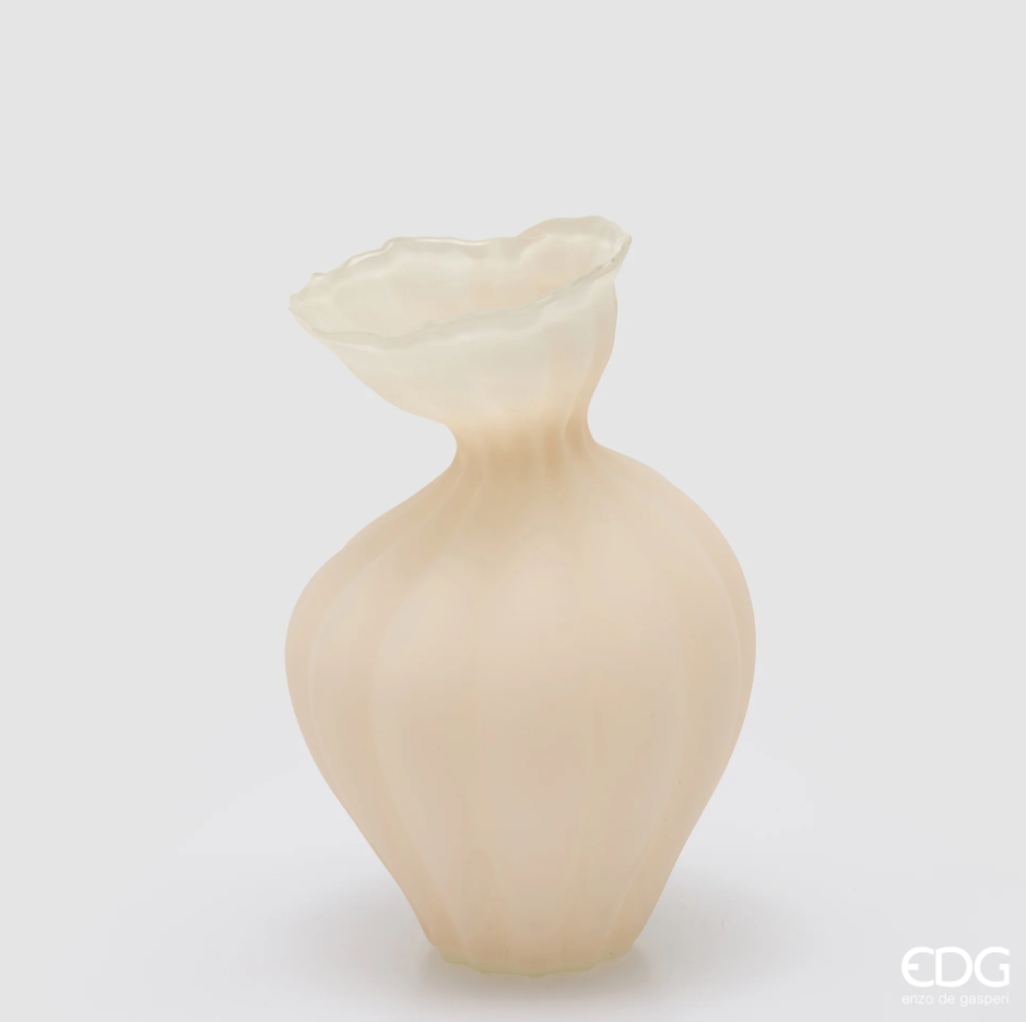 Vază Flow Sinuoso Ivory
