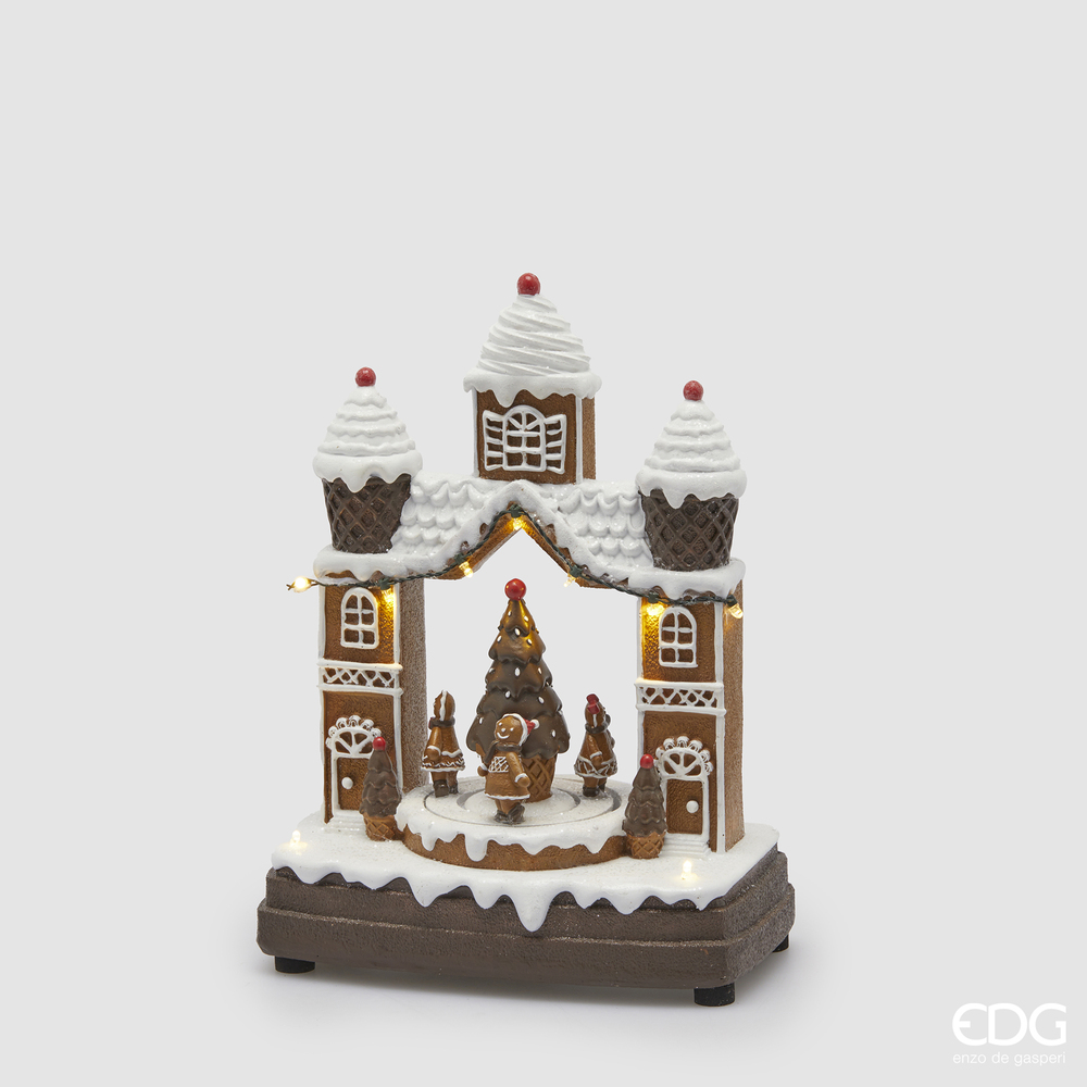 Decorațiune Casetta Marzapane con Pino Led 
