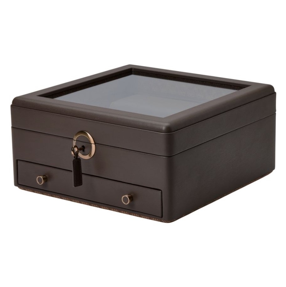 Cutie pentru bijuterii cu suport pentru ceas Earth Coffee