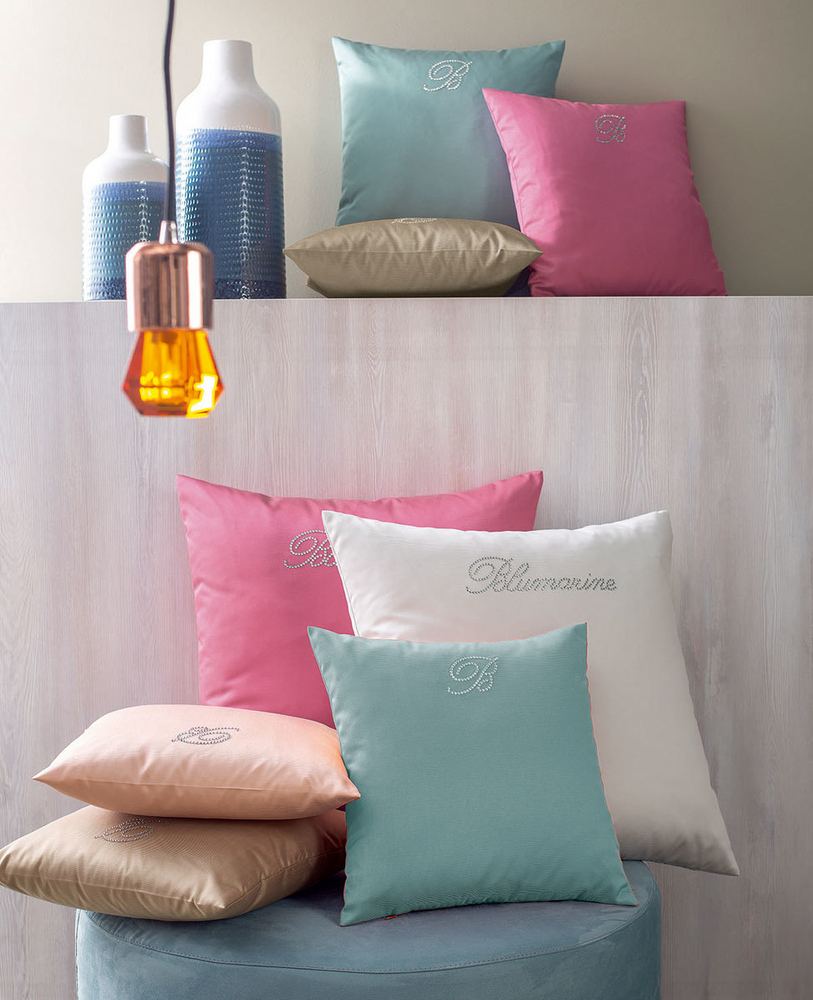 Bedspread Note Blu 270X270 Platinum