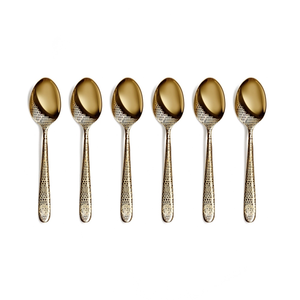 Lizzard Gold Set de 6 linguri pentru masă 