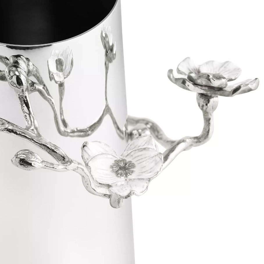 Vase Silver Orchid